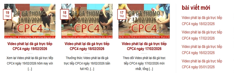 Bồ Gà CPC4 Thomo Là Gì?